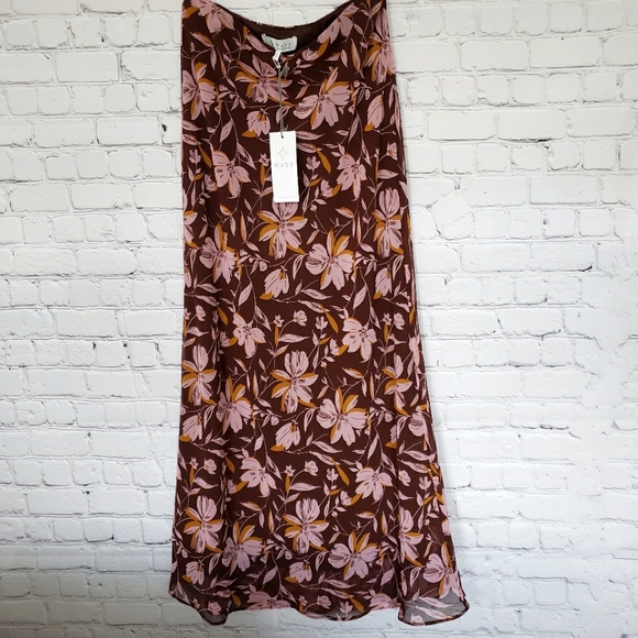 Wayf Dresses & Skirts - WAYF Floral-Patterned Chiffon Maxi Skirt--NWT--S